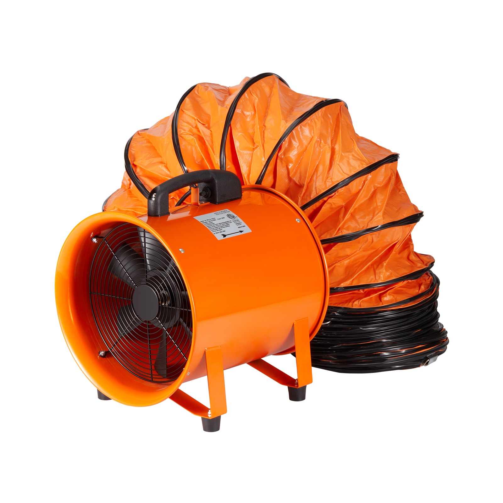 Portable Industrial Ventilator Fan With Extraction Hose 560w_voghion.com
